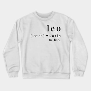 Leo Crewneck Sweatshirt